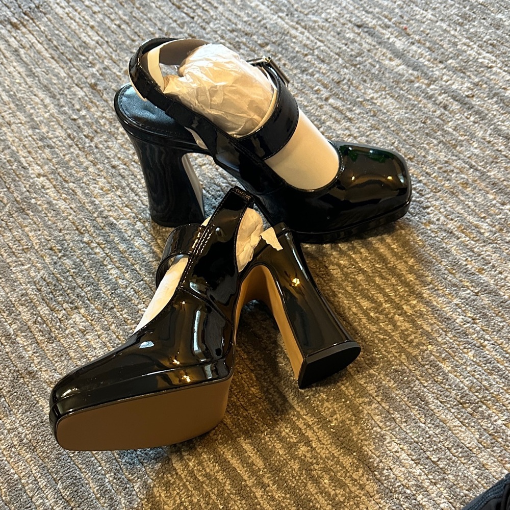 Madden Girl Black Patent Heels